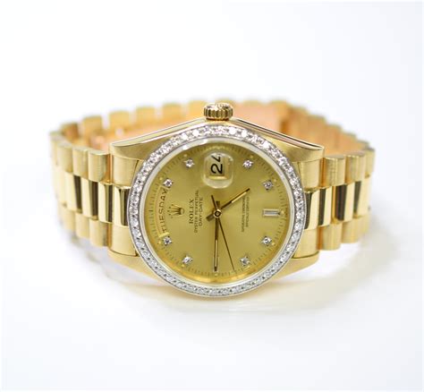 rolex day date diamond bezel price|rolex perpetual day date 36.